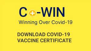 COVID CERTIFICATE DOWNLOAD 1+3 DOSE
