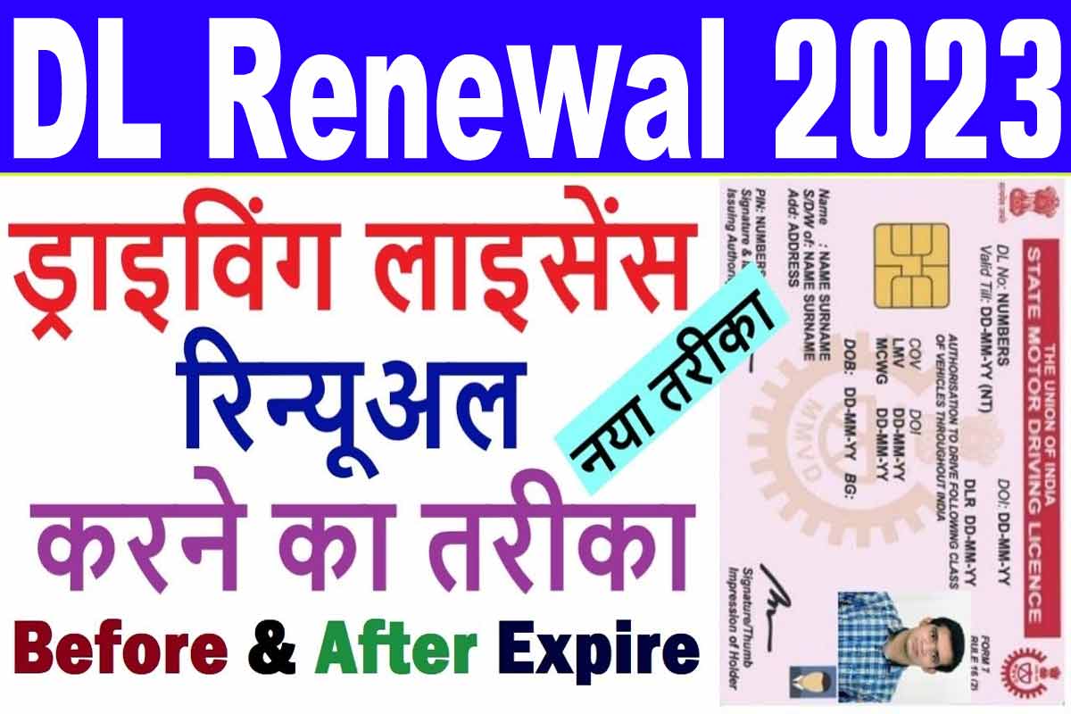 RENEWAL DRIVING LICENCE APPLY